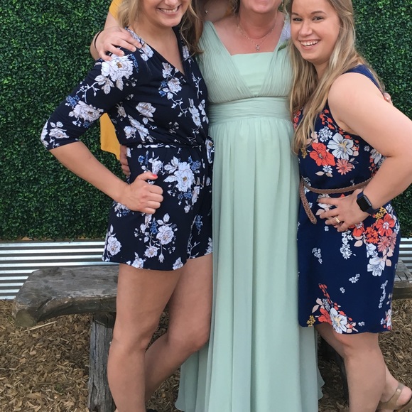 Maurice’s Navy Blue Floral Romper - Picture 4 of 4